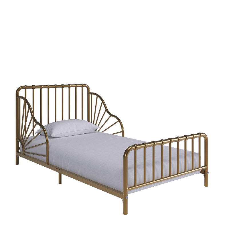 Little Seeds Quinn Whimsical Metal Toddler Bed & Reviews Wayfair